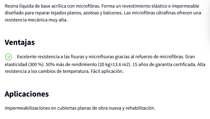 AQUA PROTECT CAUCHO CON MICROFIBRAS (QUILOSA)