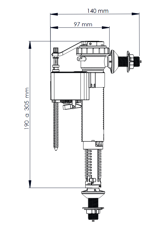FLOTADOR COMPACTO FOR-ALL DUAL (Ø3/8, PRHIE)