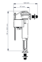 FLOTADOR COMPACTO FOR-ALL DUAL (Ø3/8, PRHIE)