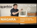 MECANISMO DESCARGA CABLE + PULSADOR DOBLE + KIT TAZA TANQUE NIAGARA (PRHIE)