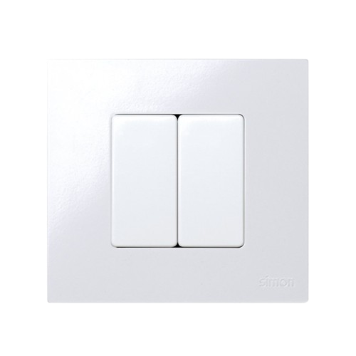 INTERRUPTOR DOBLE EMB. RAPIDO (BLANCO, SIMON 27)