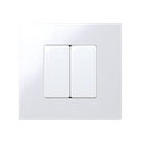 INTERRUPTOR DOBLE EMB. RAPIDO (BLANCO, SIMON 27)
