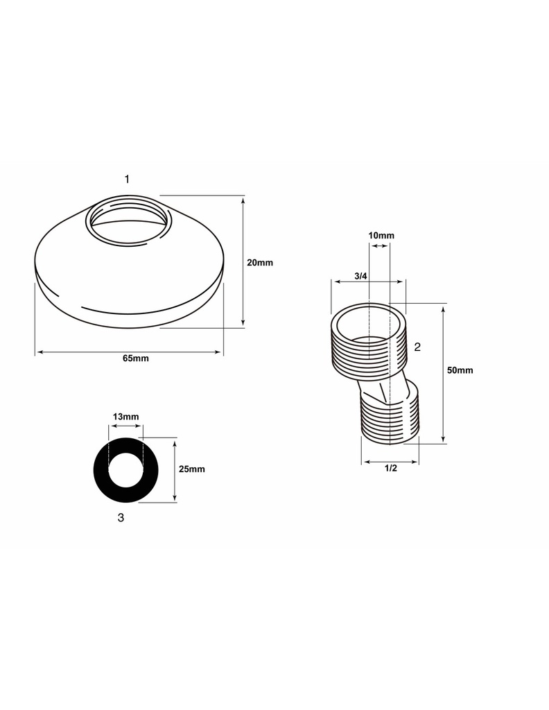 KIT EXCENTRICAS Y FLORONES (Ø1/2-3/4 1,5cm) (copia)