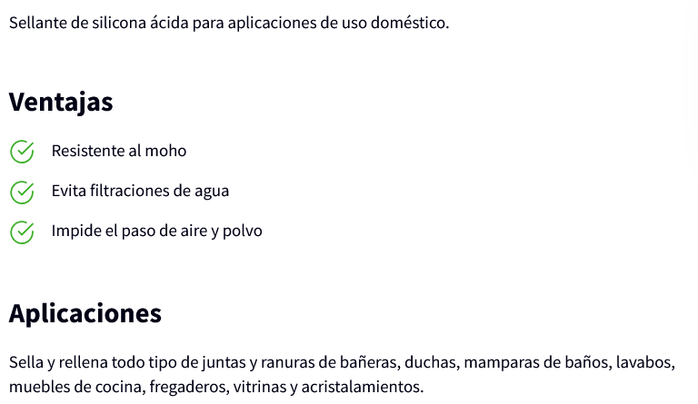 TUBO SILICONA USO GENERAL BLANCO (50ml; QUILOSA)