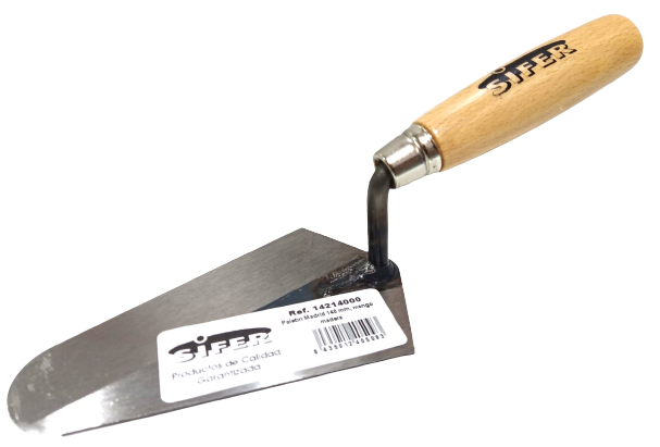 [54005] PALETA MANGO MADERA MADRID (140mm)