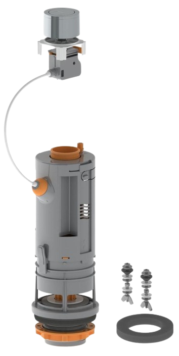 [70355] MECANISMO DESCARGA CABLE + PULSADOR DOBLE + KIT TAZA TANQUE NIAGARA (PRHIE)