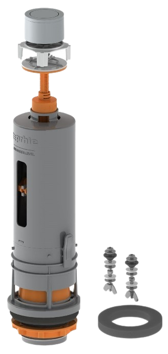 [70113] MECANISMO DESCARGA PULSADOR + KIT TAZA TANQUE HYDRO (PRHIE)