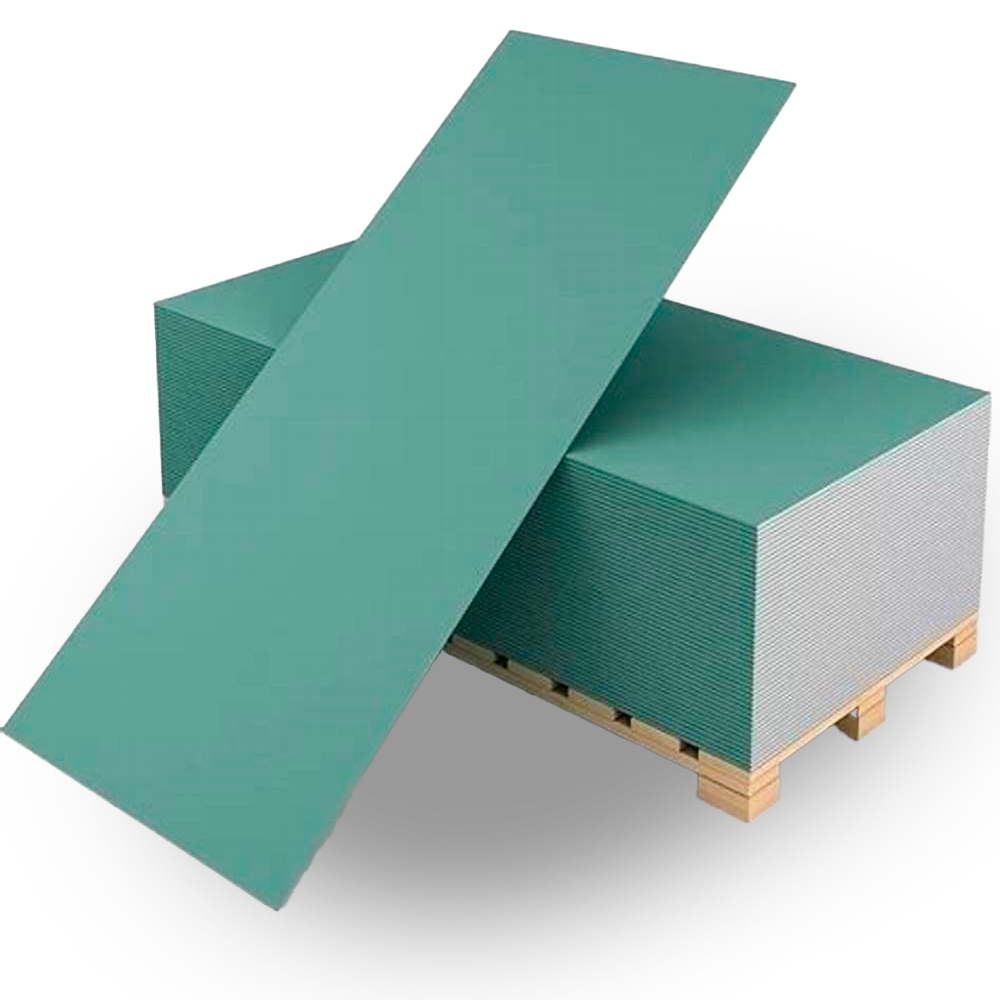 PLACA YESO STD VERDE (BA13, INTERPLAC)