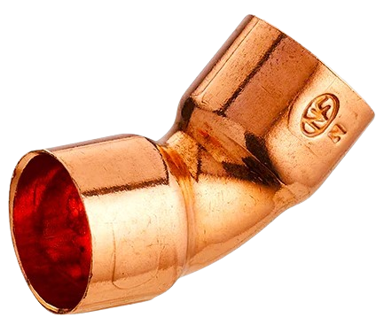 [C12C45hh] CODO COBRE  (Ø12, 45º, H-H)