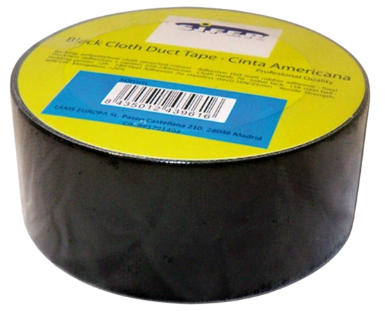 [37615] CINTA AMERICANA (50mm x 10m; SIFER) (Negro)
