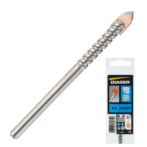 BROCA PARA VIDRIO Y BALDOSA PORCELANICO (DIAGER)