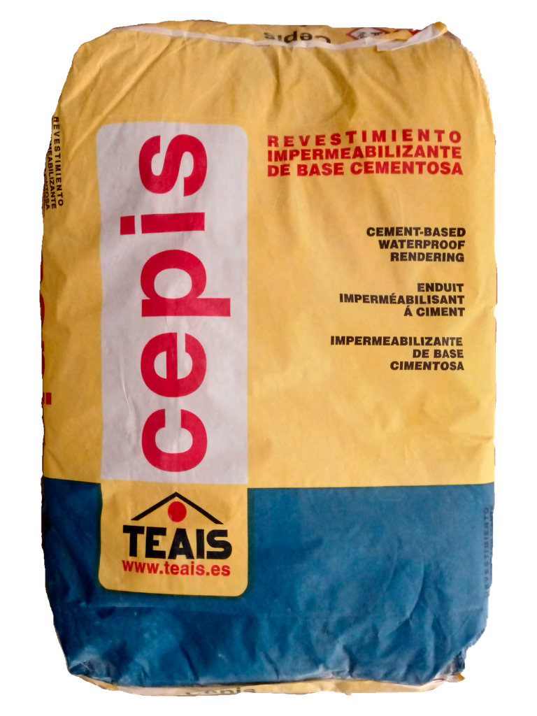 CEPIS IMPERMEABILIZANTE DE BASE CEMENTOSA (25 KG, TEAIS)