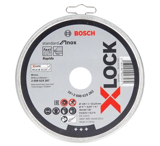 DISCO CORTE METAL 10 Uds (∅115, BOSCH)