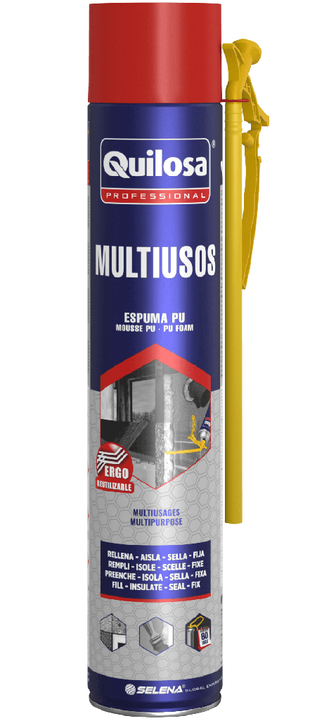 [10051387] ESPUMA MULTIUSOS PU CANULA ERGO (750ml; QUILOSA)