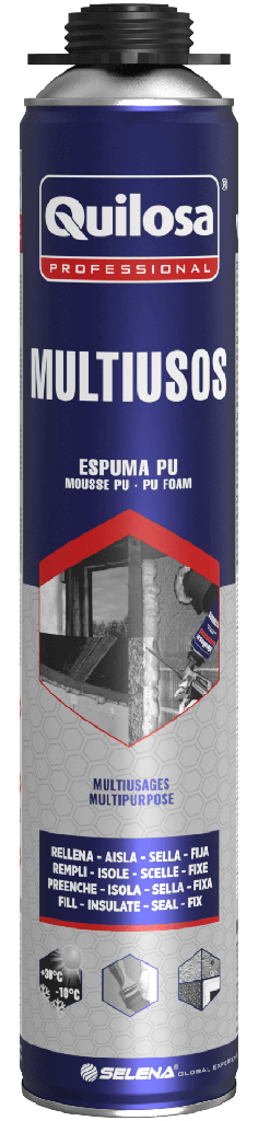 [10051388] ESPUMA POLIURETANO PISTOLA MULTIUSOS (700ml; QUILOSA)