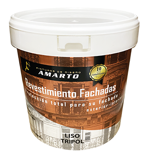 REVESTIMIENTO LISO FACHADA TRIPOL (AMARTO)  (4 Litros)