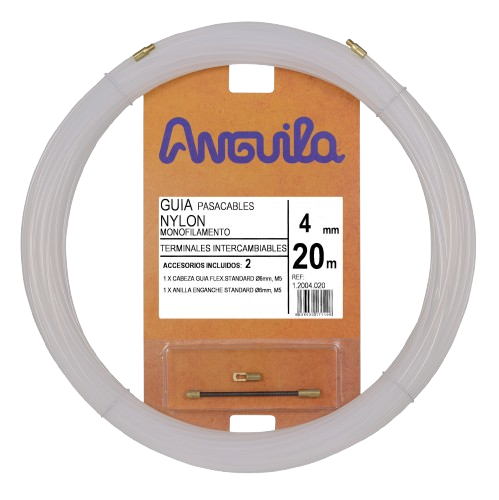 [12004020] GUIA PASACABLES NYLON (ANGUILA MAX) (4mm/20m)