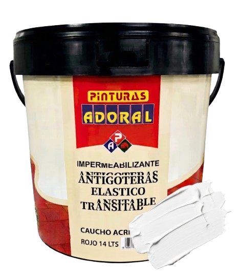 CAUCHO ACRILICO (14 Litros, ADORAL)