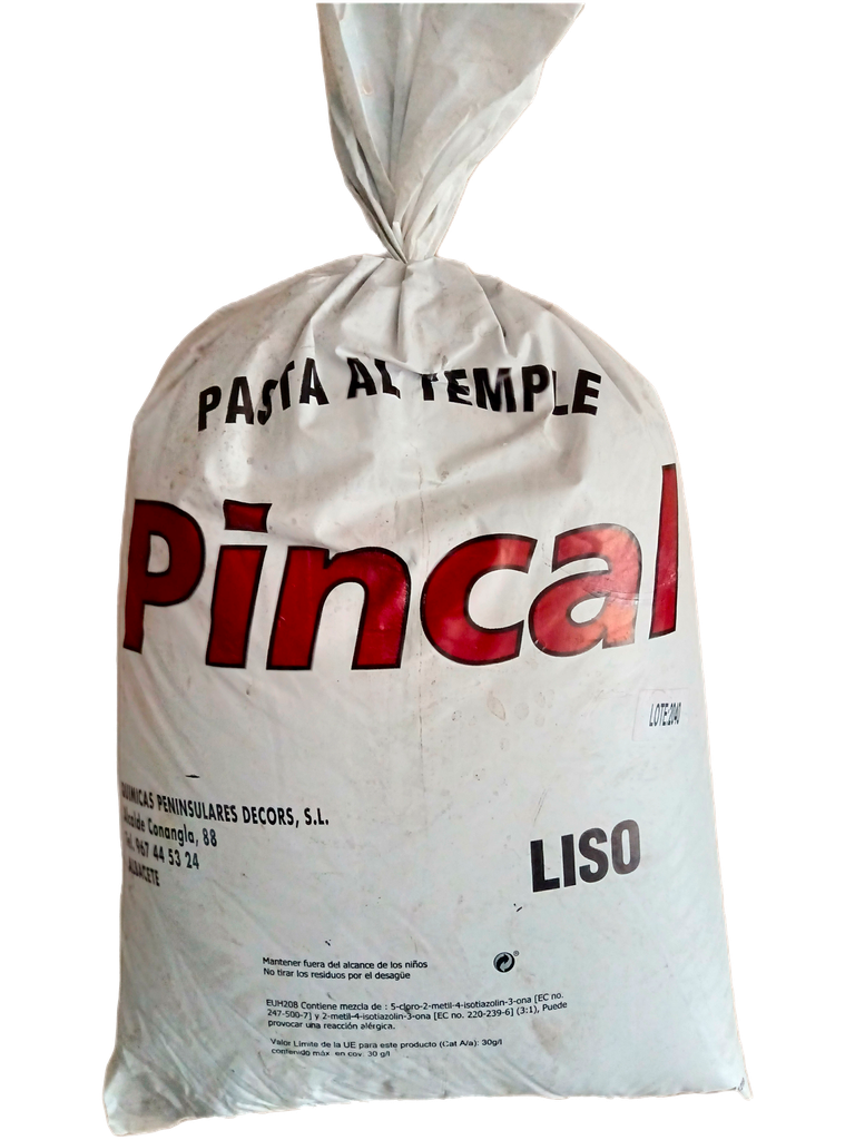 PASTA TEMPLE (20Kg, PINCAL) (Liso)