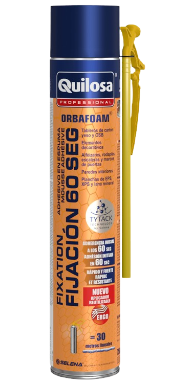 [10040759] ESPUMA FIJACION 60 SEG ORBAFOAM CANULA (750ml; QUILOSA)