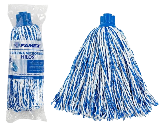 [3297] FREGONA HILOS MICROFIBRA ANTIFUNGICA (260cm, PAMEX)
