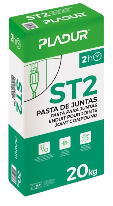 [161708] PASTA DE JUNTAS ST2 2 HORAS (20Kg, PLADUR)