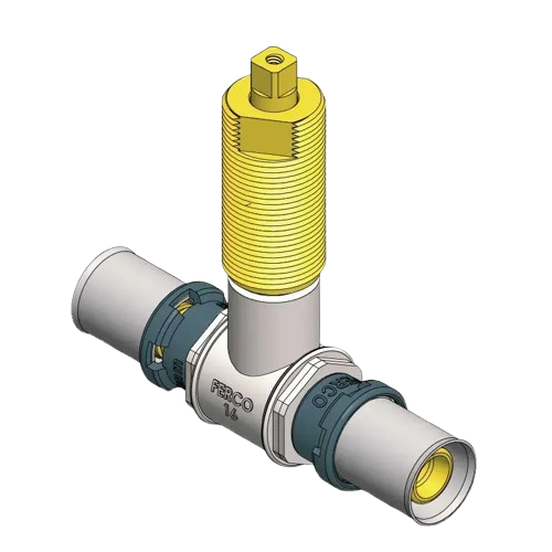 [V20mf] VALVULA ESFERA EMPOTRAR MULTICAPA & PEX DUO PRESS (Ø20mm, FERCO)