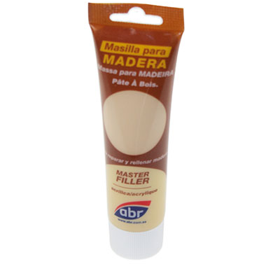 [037903] MASILLA PARA MADERA ACRILICA (100ml, ALBARULO) (Blanco)
