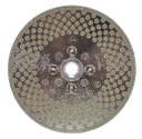 DISCO DIAMANTE CORTE Y DESBASTE FINO ELECTRODEPOSITADO - ECD (Ø115mm, RUBI)