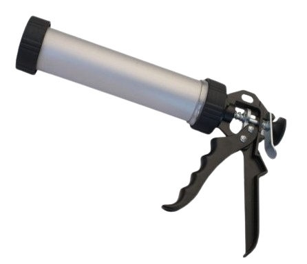 PISTOLA ALUMINIO TUBULAR PARA MASILLA (23cm/30ml)