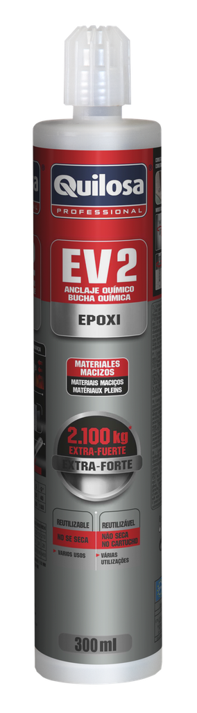 [10042375] ANCLAJE QUIMICO EV2 EPOXI GRIS (300ml, QUILOSA)
