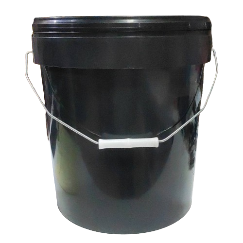 CUBO PLASTICO DE PINTOR CON TAPA (15L, Amarto)