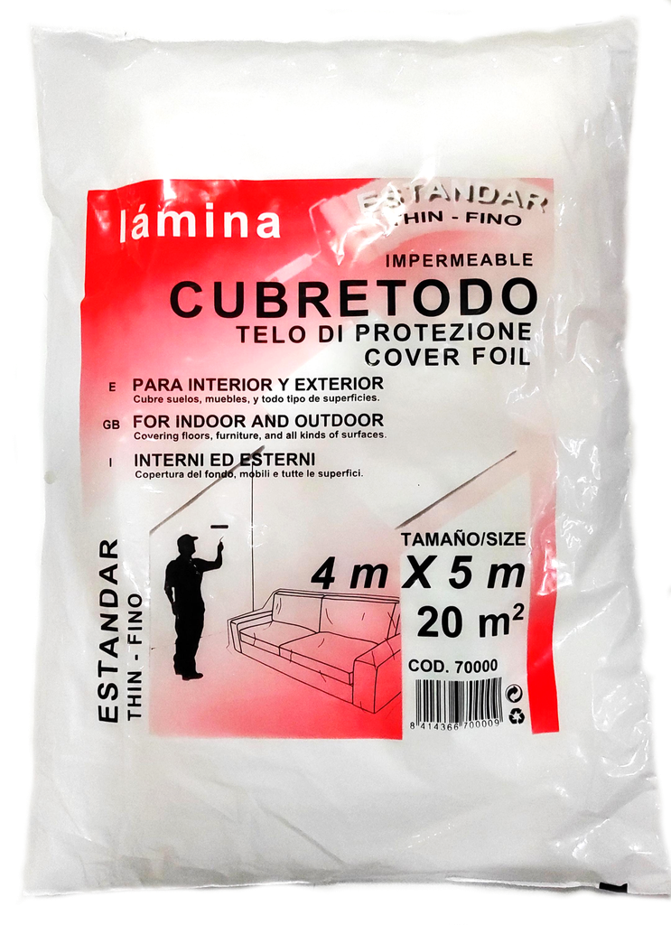 LAMINA CUBRETODO ESTANDAR (4 x 5m, RODAPIN)