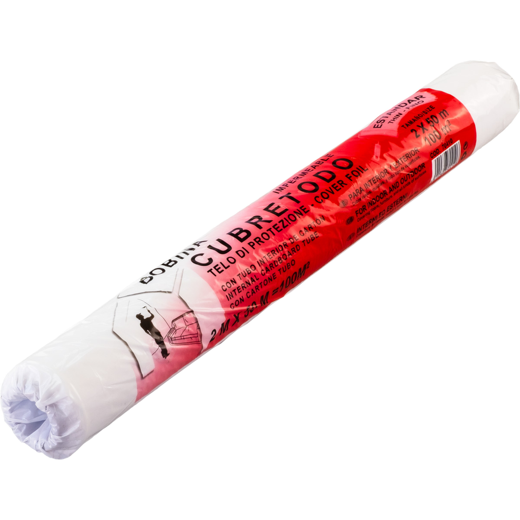 BOBINA CUBRETODO ESTANDAR (2 x 50m, RODAPIN)