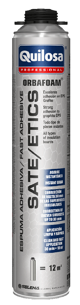 ESPUMA ADHESIVA SATE PISTOLA ORBAFOAM (870ml; QUILOSA)