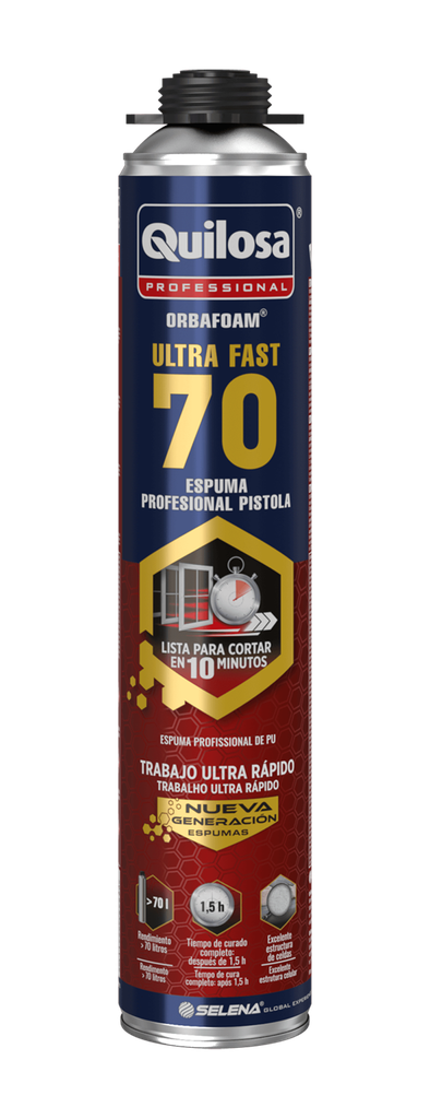 [10041969] ESPUMA ULTRA FAST 70 PISTOLA ORBAFOAM (870ml; QUILOSA)