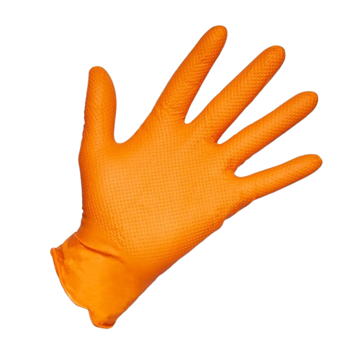GUANTES NITRILO REUTILIZABLES SIN LATEX (LION GLOVES) (Unidad - Talla L)