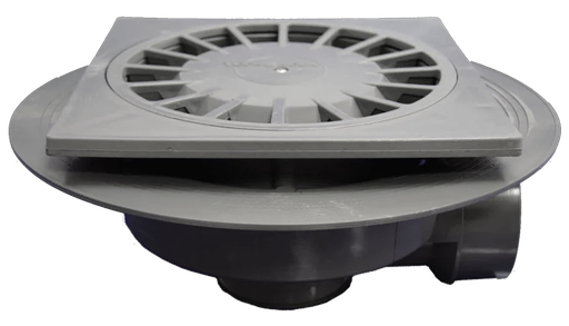 [50604] CALDERETA SIFONICA PVC T-86VH (20x20/Ø110-90, TECNOAGUA)