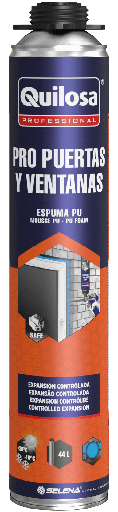 [10051333] ESPUMA PU PRO PUERTAS Y VENTANAS (750ml, QUILOSA)