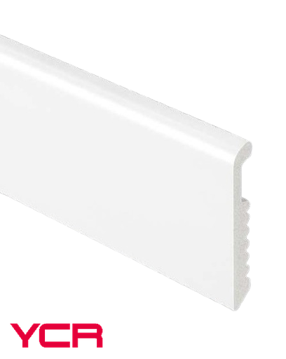ZOCALO Z7 POLIESTIRENO EXTRUIDO BLANCO (90x10mm/2,35m, YCR)