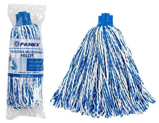 [3297] FREGONA HILOS MICROFIBRA ANTIFUNGICA (260cm, PAMEX)