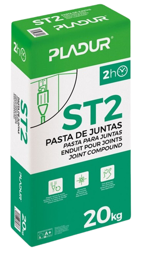 [161708] PASTA DE JUNTAS ST2 2 HORAS (20Kg, PLADUR)