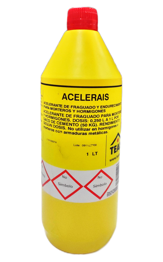 ACELERAIS ACELERANTE MORTERO (1 Litro, TEAIS)