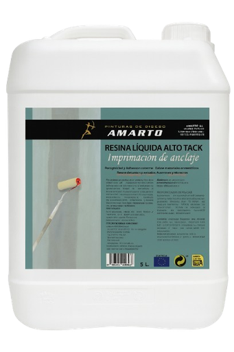 PUENTE DE UNION RESINA LIQUIDA ALTO TACK (5L, AMARTO)