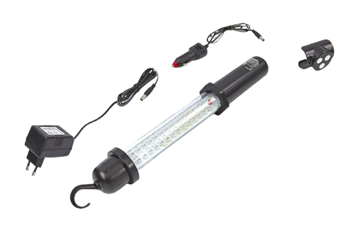 [60703] LAMPARA DE TALLER RECARGABLE CON 60+17 LED