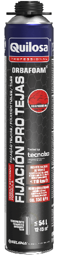 ESPUMA FIJACION PRO TEJAS PISTOLA ORBAFOAM (650ml; QUILOSA)