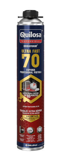 [10041969] ESPUMA ULTRA FAST 70 PISTOLA ORBAFOAM (870ml; QUILOSA)