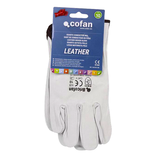 GUANTES PIEL FLOR VACUNO (COFAN)