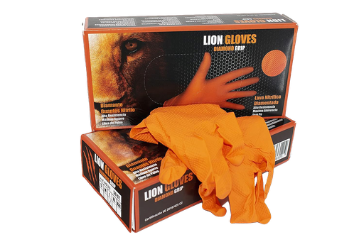 GUANTES NITRILO REUTILIZABLES SIN LATEX (LION GLOVES)
