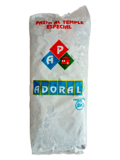 [2000402K00] PASTA TEMPLE LISO (2 KG, ADORAL)